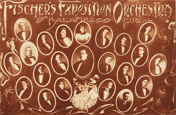 A promotional postcard, c.1907