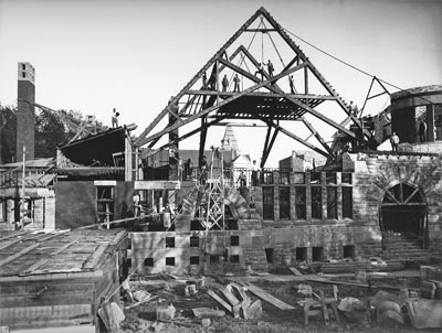 First Congregational Church, construction