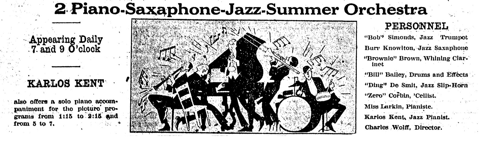 Fuller Theater Orchestra 1921