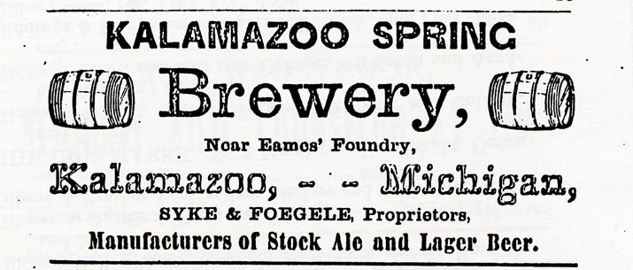 Kalamazoo Directory ad, 1860