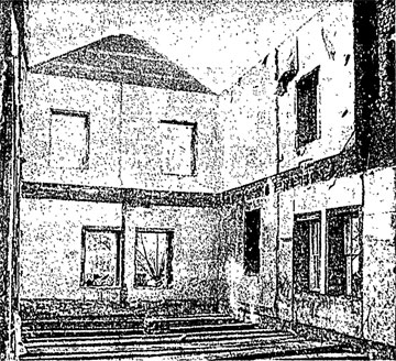 Remains of Locher's brewery, 1968. 