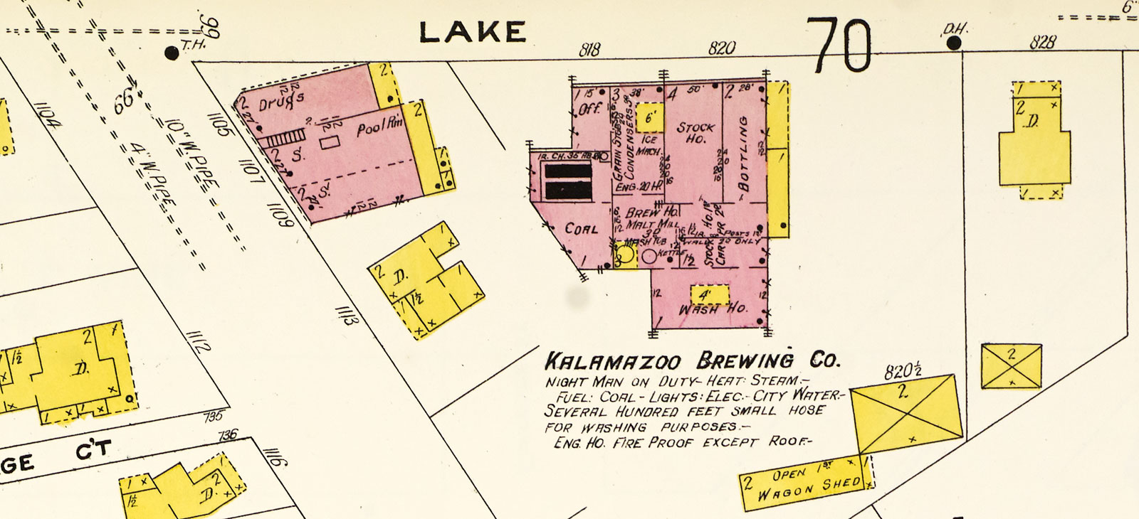 Kalamazoo Brewing Co., c.1908.