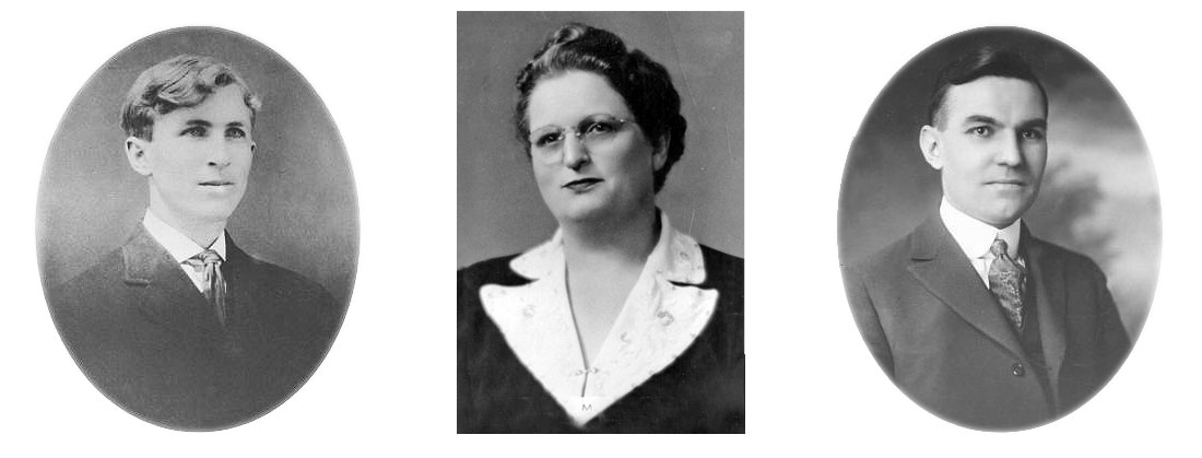 Edward Joldersma (1888-1925), Anna Joldersma Klein (1892-1976), Paul Klein (1891-1961)