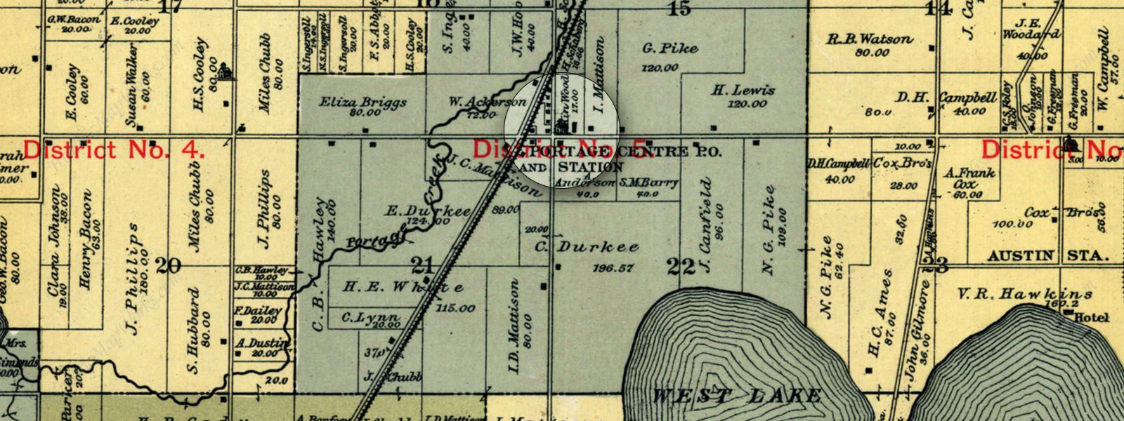 Kalamazoo County 1890, Published by Wm. C. Sauer. Local History Room