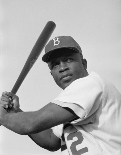 photo of baseball legend Jackie Robinson