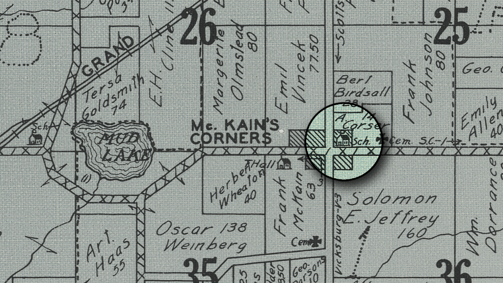 McKain's Corners School, Pavilion Township, c.1928
