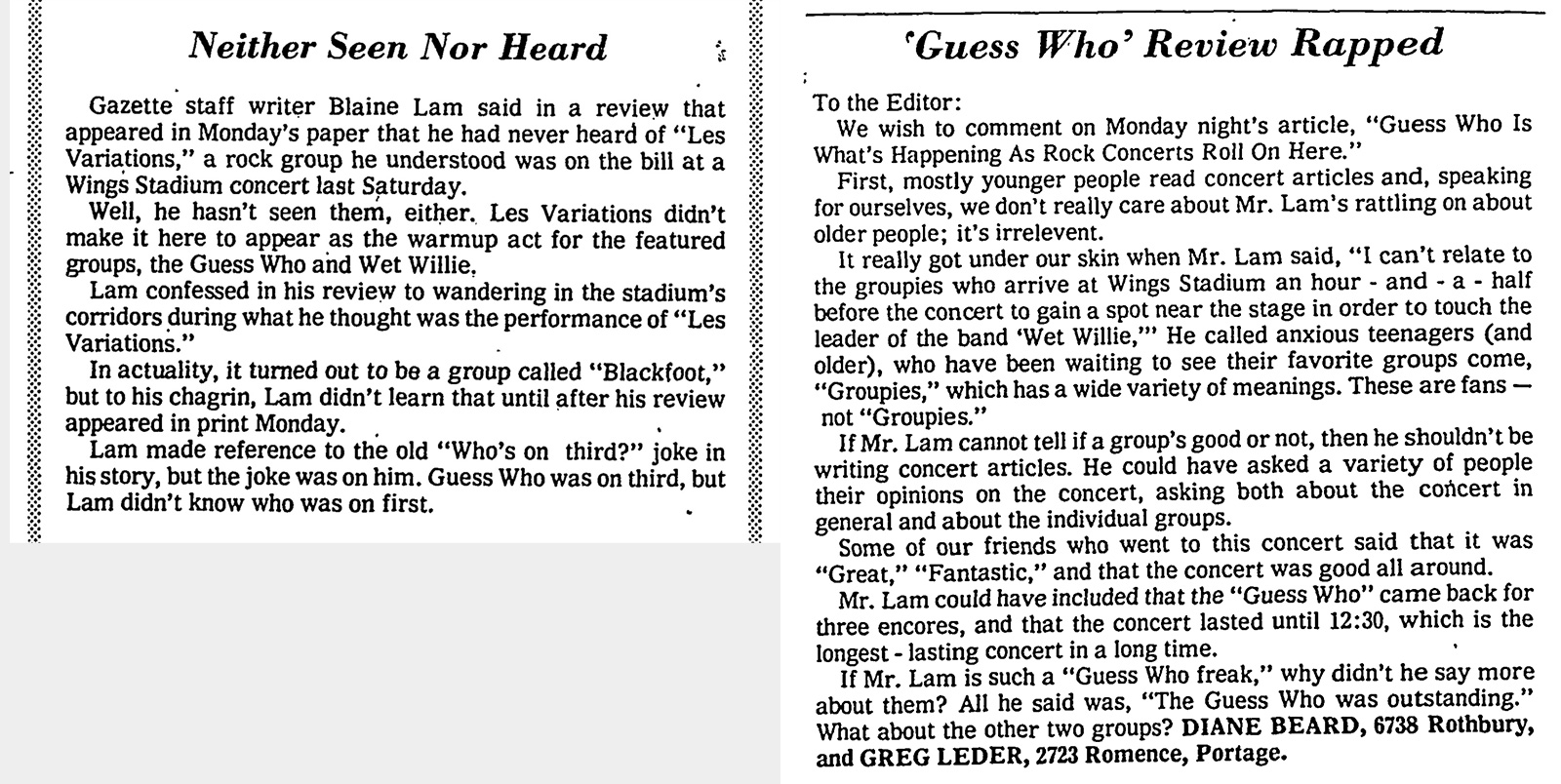 Kalamazoo Gazette, 9 May 1975