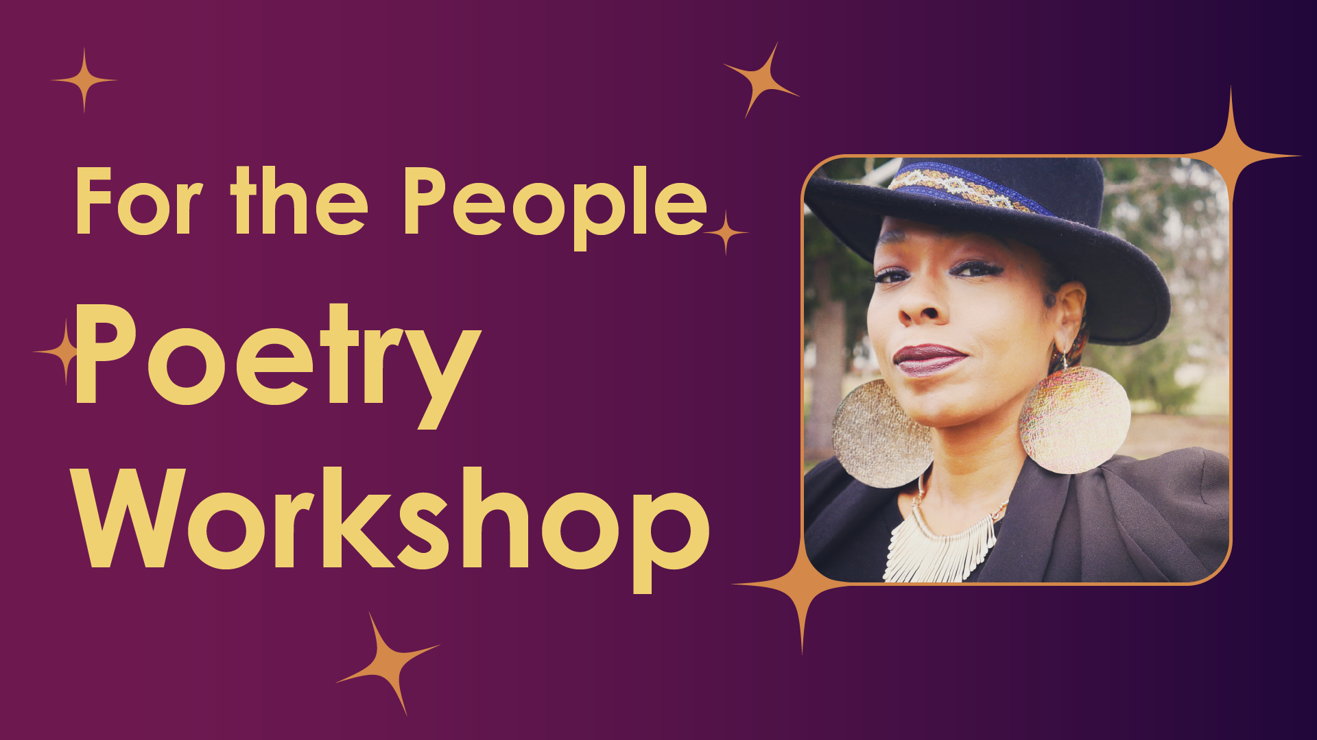 For the People Poetry Workshop