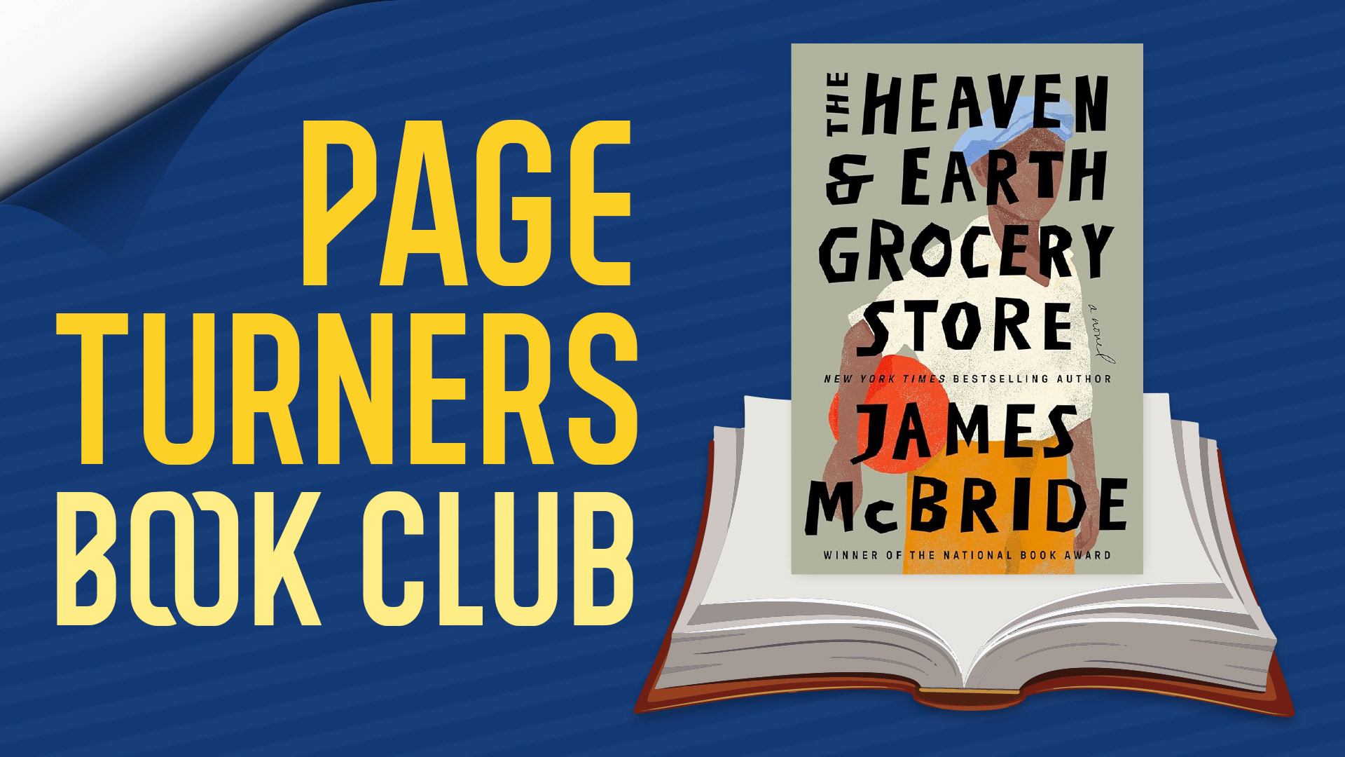 Page Turners Book Club. The Heaven and Earth Grocery Store by James McBride.