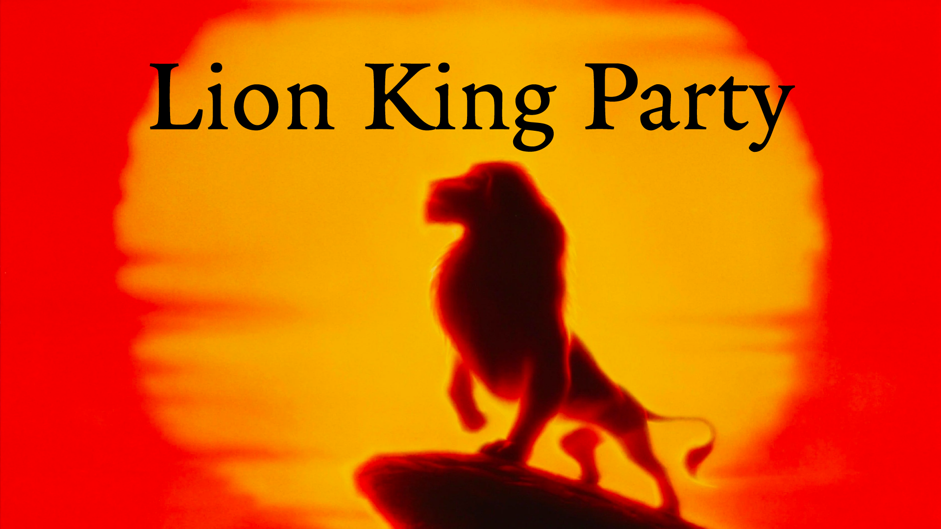 Lion King Party