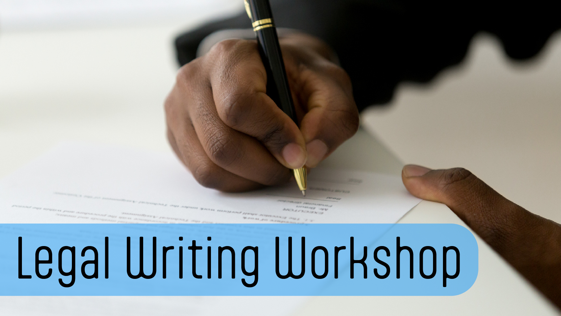 Legal writing workshop