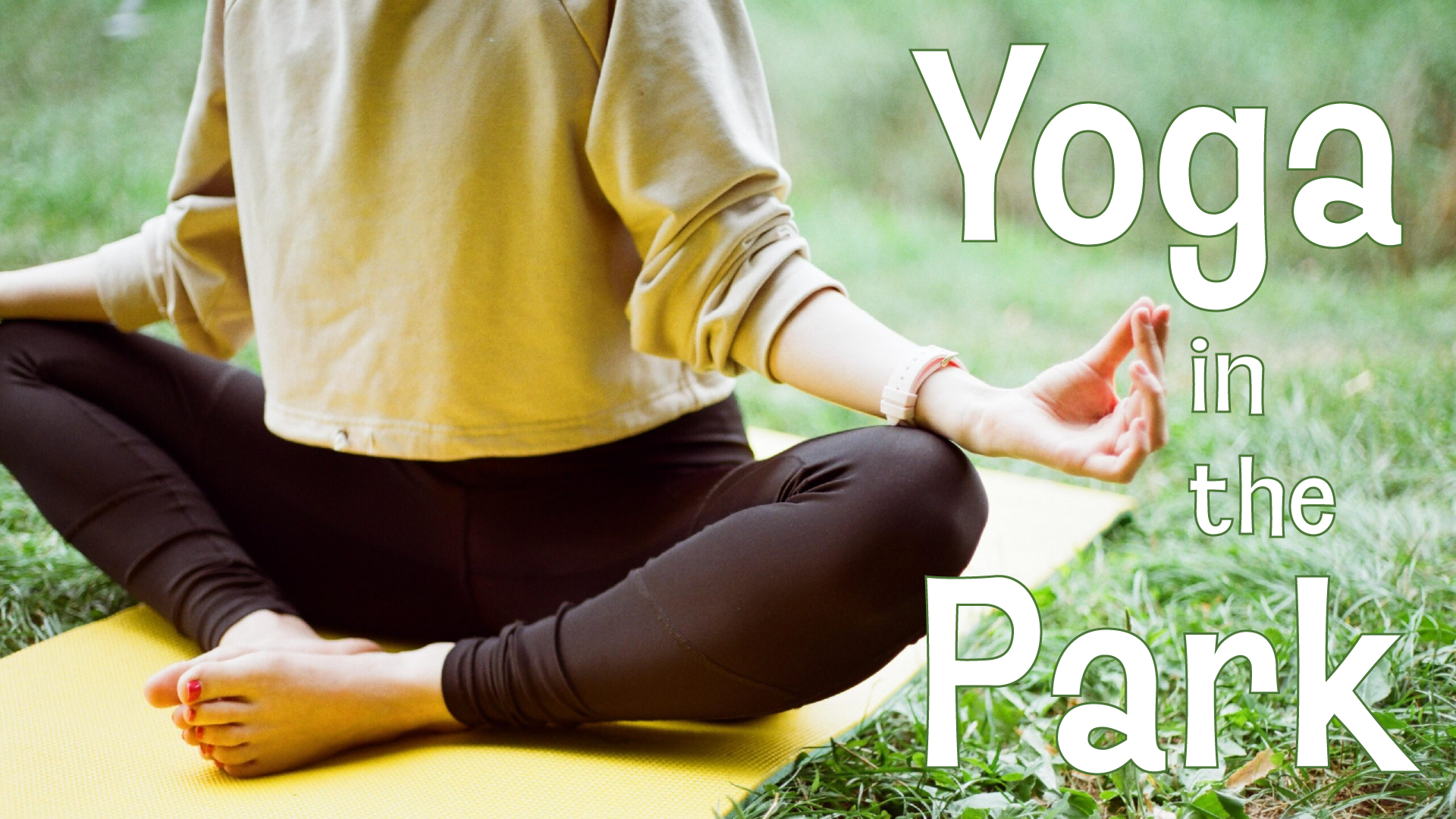 Yoga in the park!