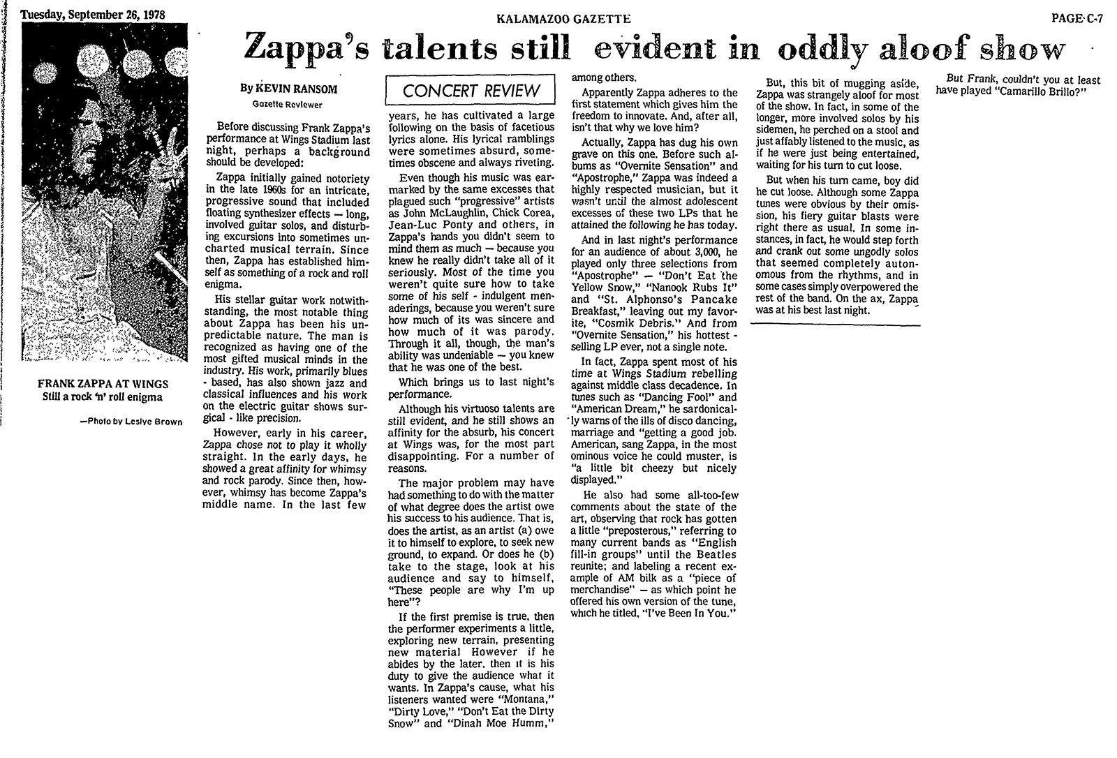 GAZETTE-September-26-1978