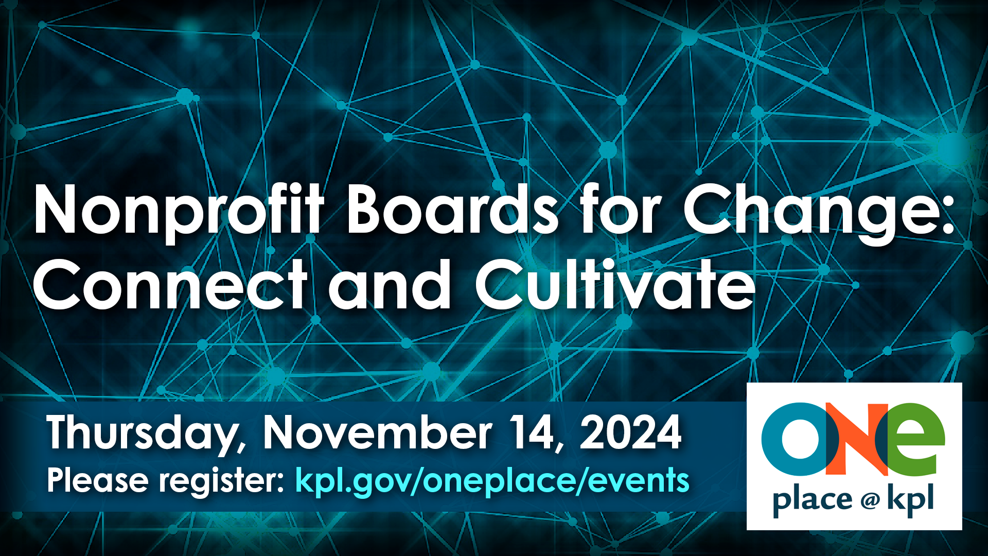 nonprofit boards for change: connect and cultivate
