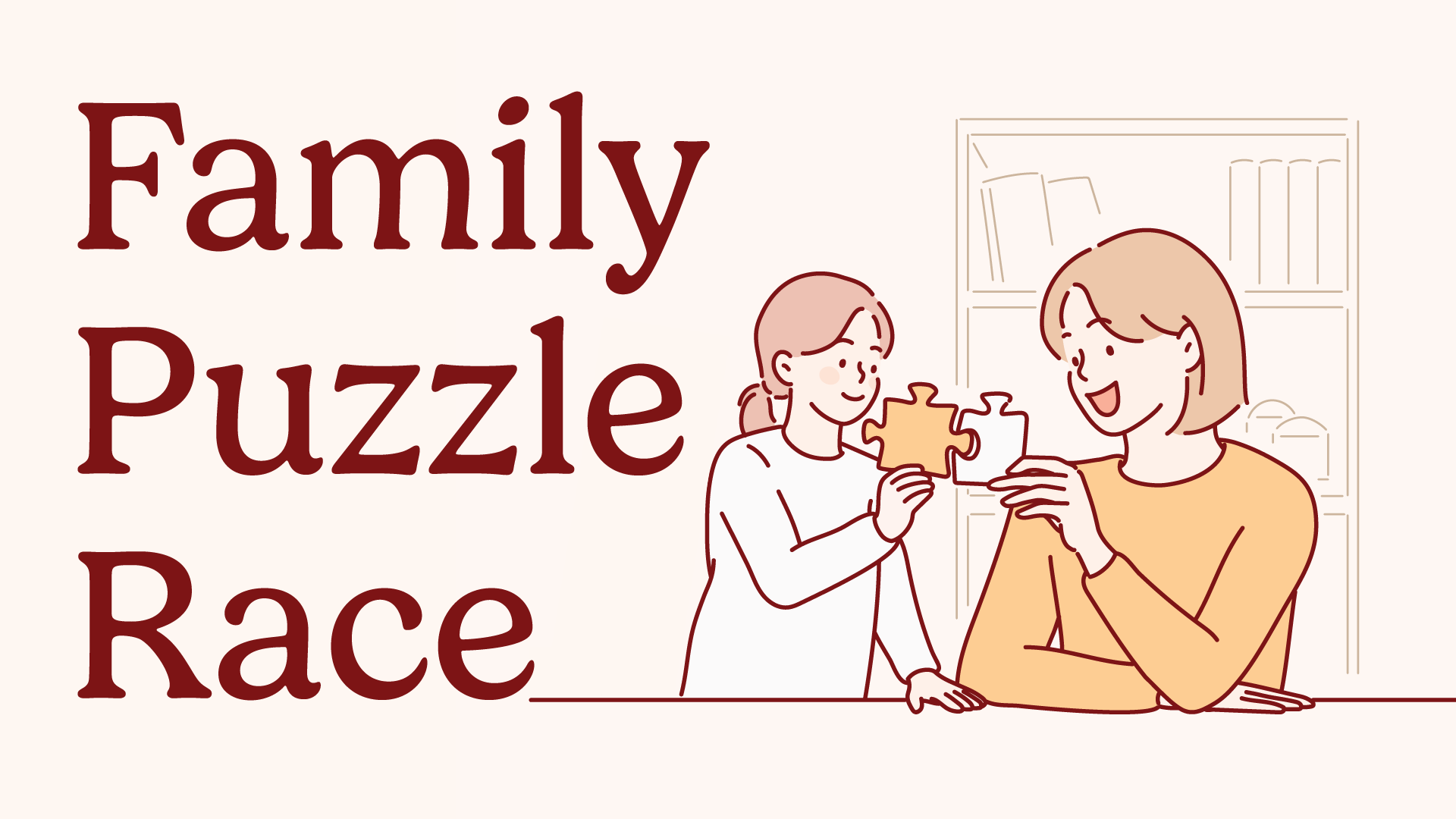 family puzzle race