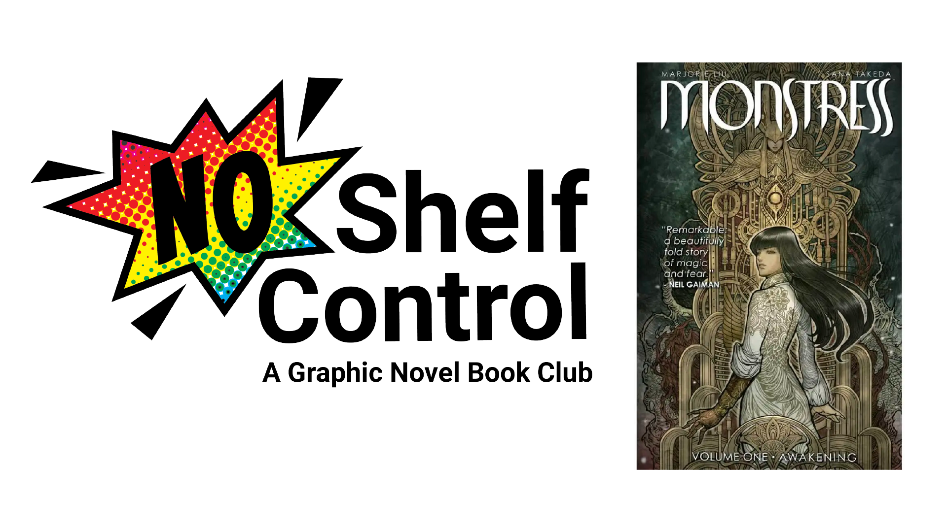 No Shelf Control: A Graphic Novel Book Club. October: Monstress Volume 1: Awakening by Marjorie Liu
