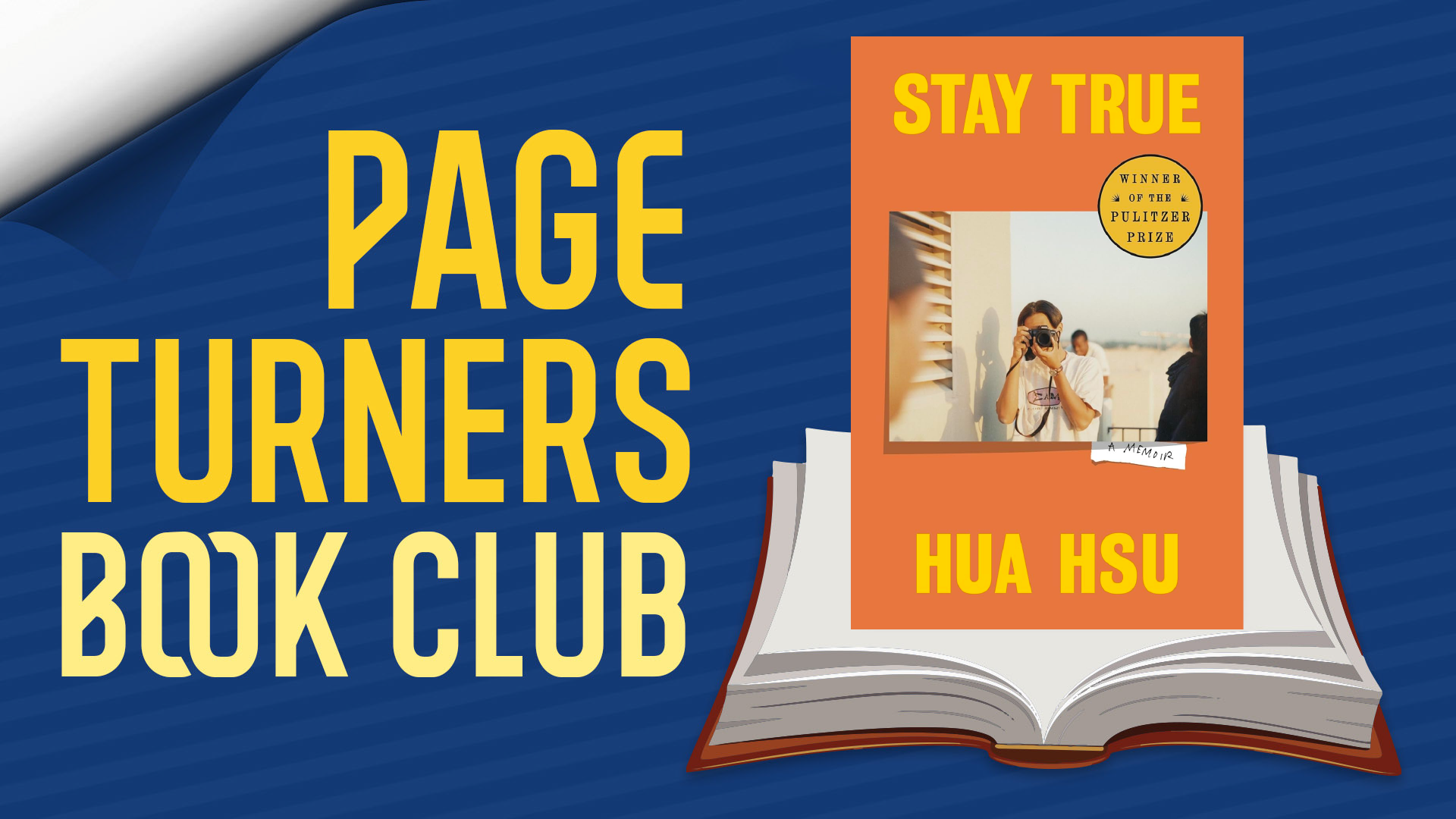 Page Turners Book Club. September: Stay True by Hua Hsu