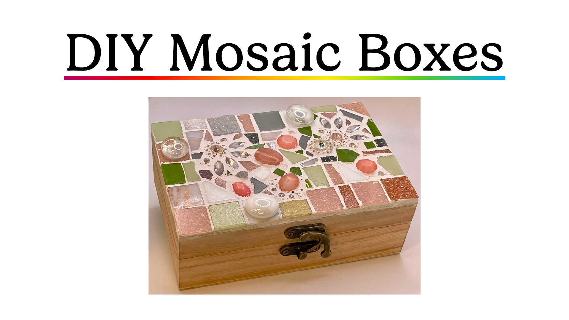 DIY Mosaic Boxes