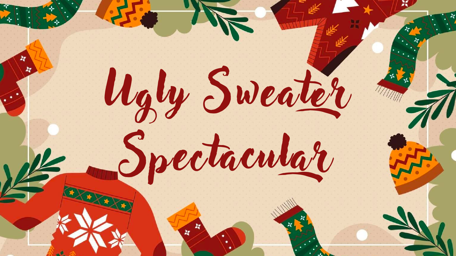 ugly sweater spectacular