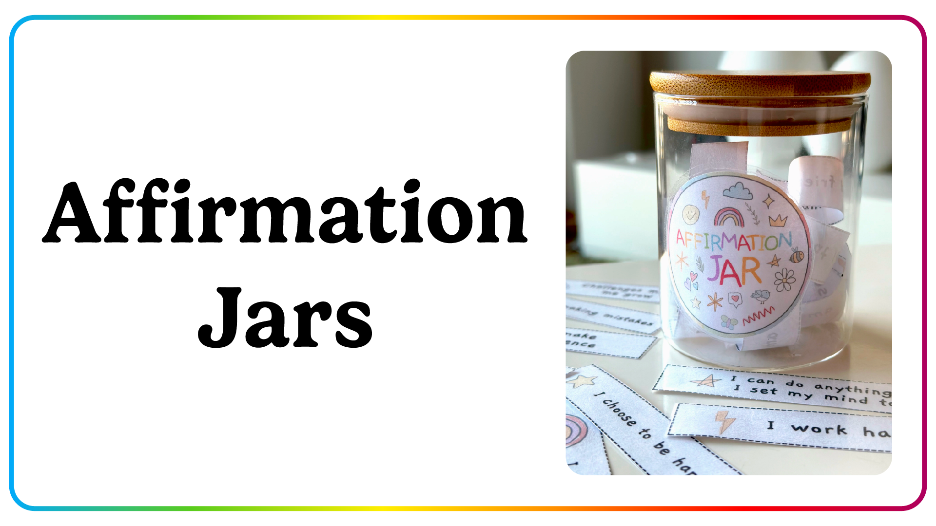 affirmation jars