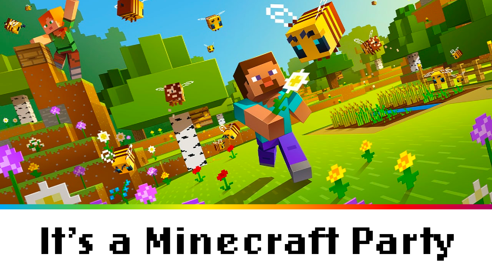 it's a minecraft party