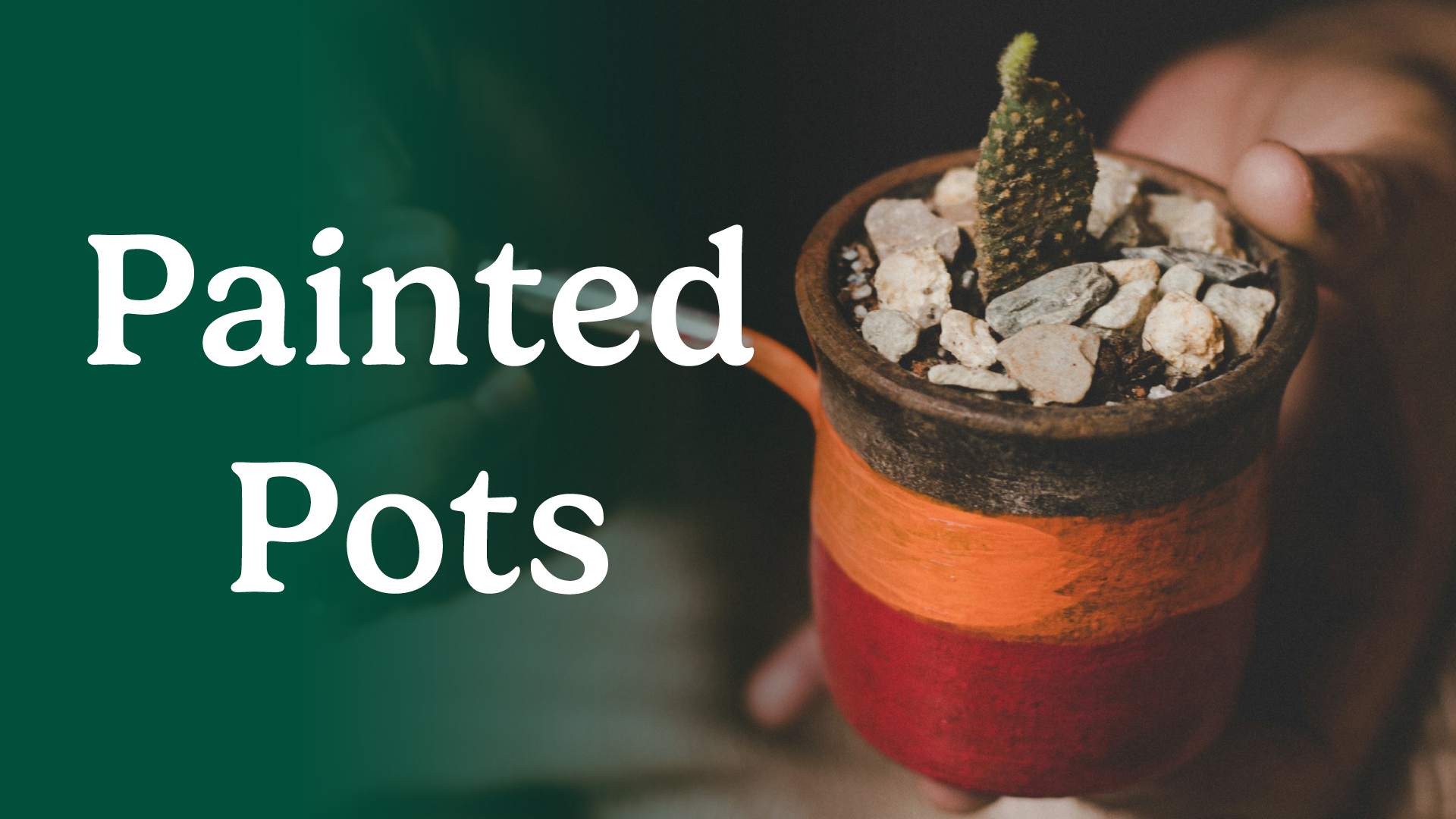 painted pots