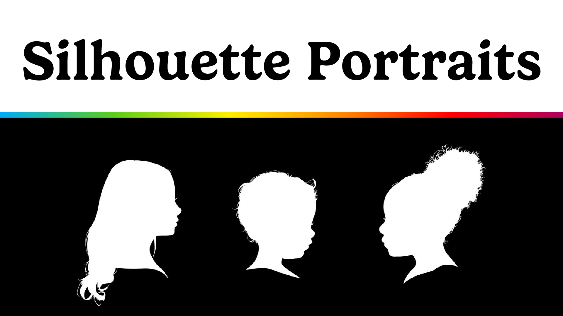 silhouette portraits