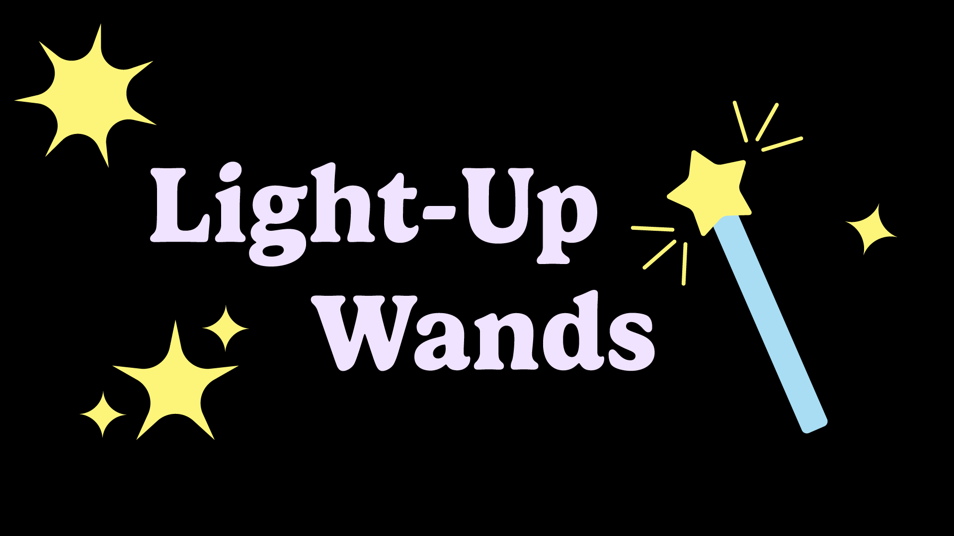 light-up wands
