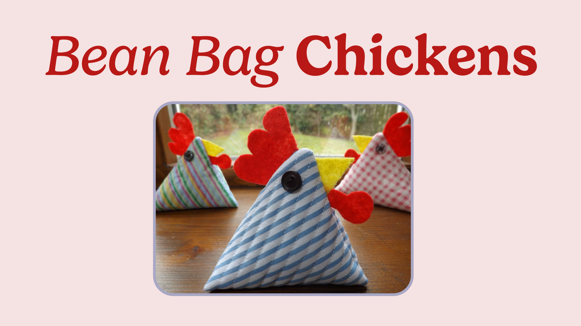 bean bag chickens