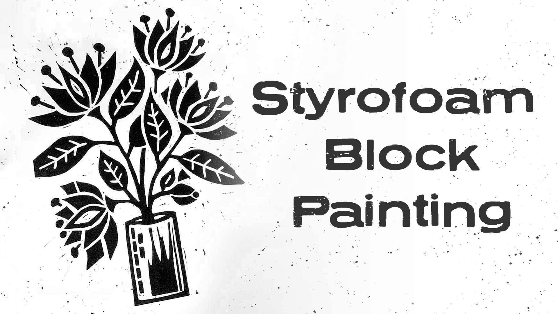 styrofoam block painting