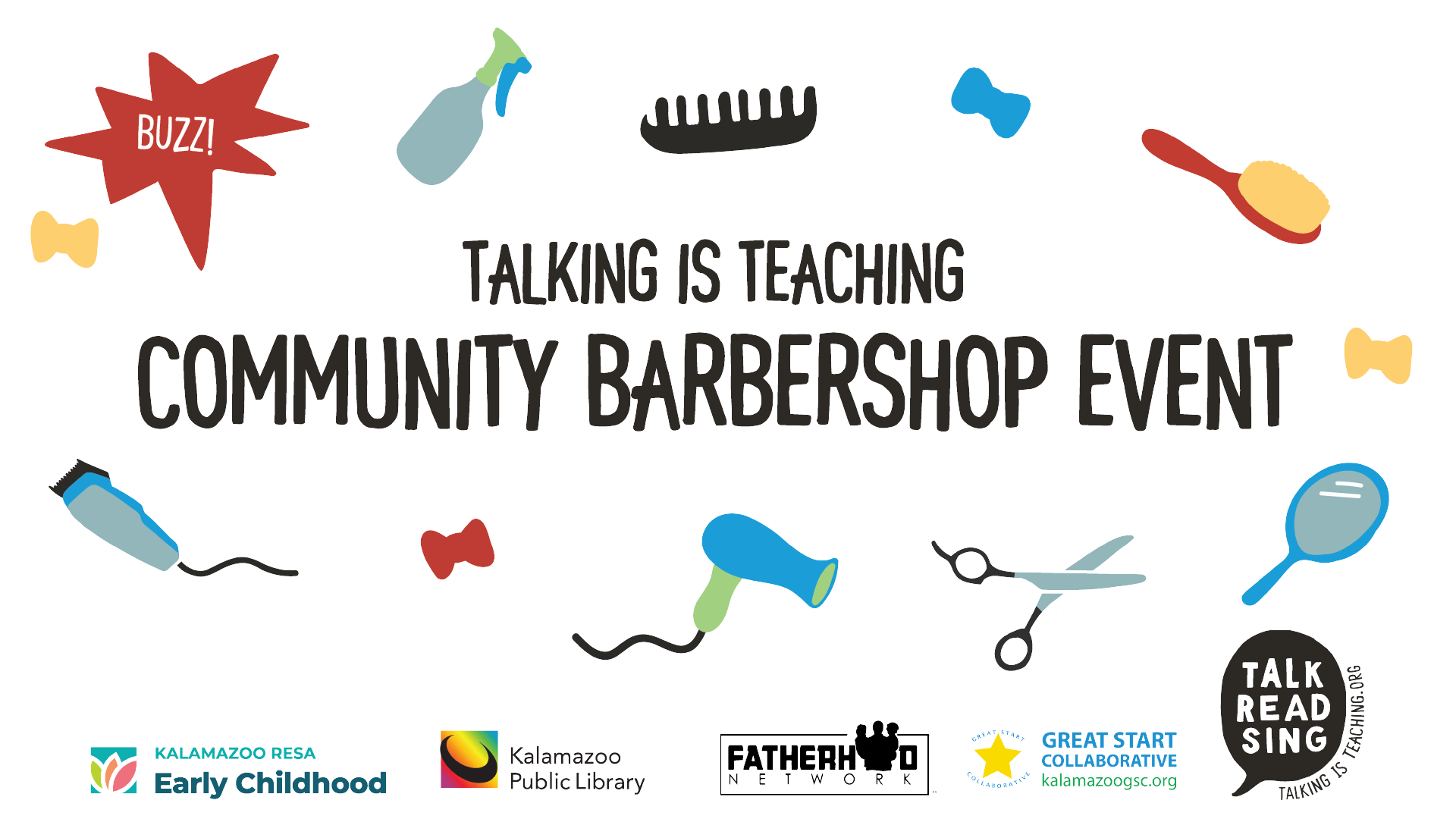 talking is teaching: community barbershop event