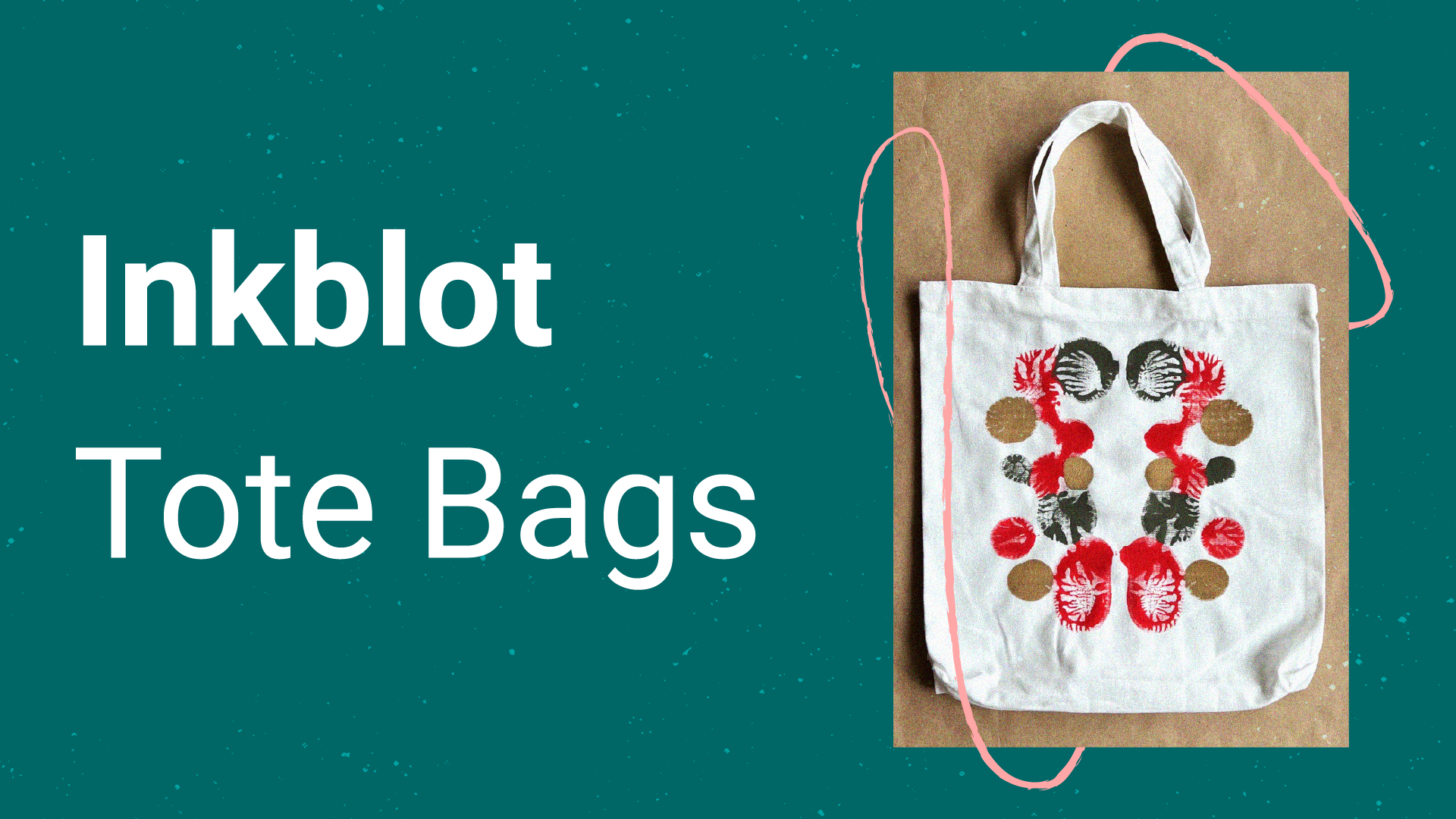 inkblot tote bags