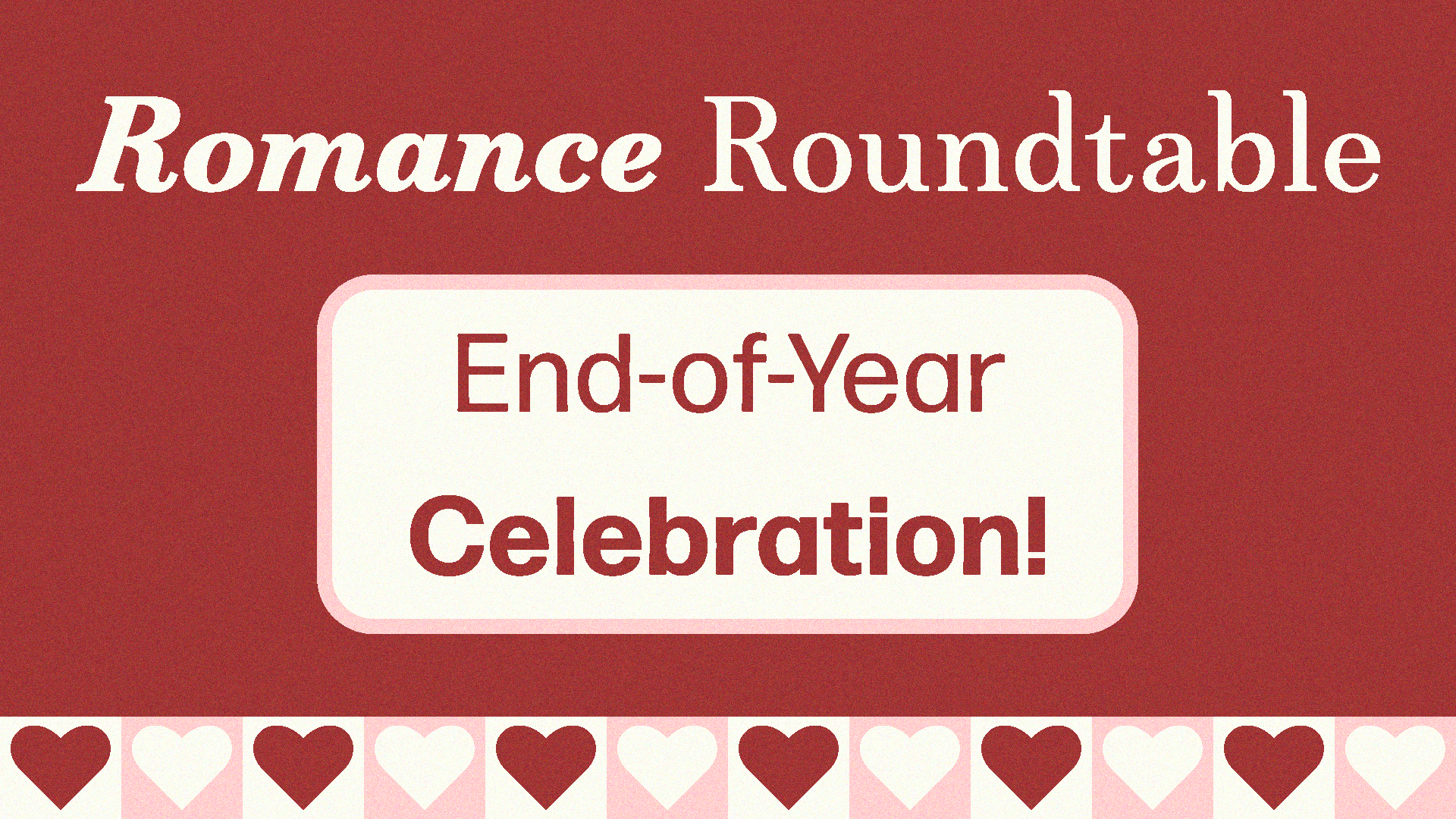 Romance Roundtable: End-of-year celebration while you share your favorite reads of 2025