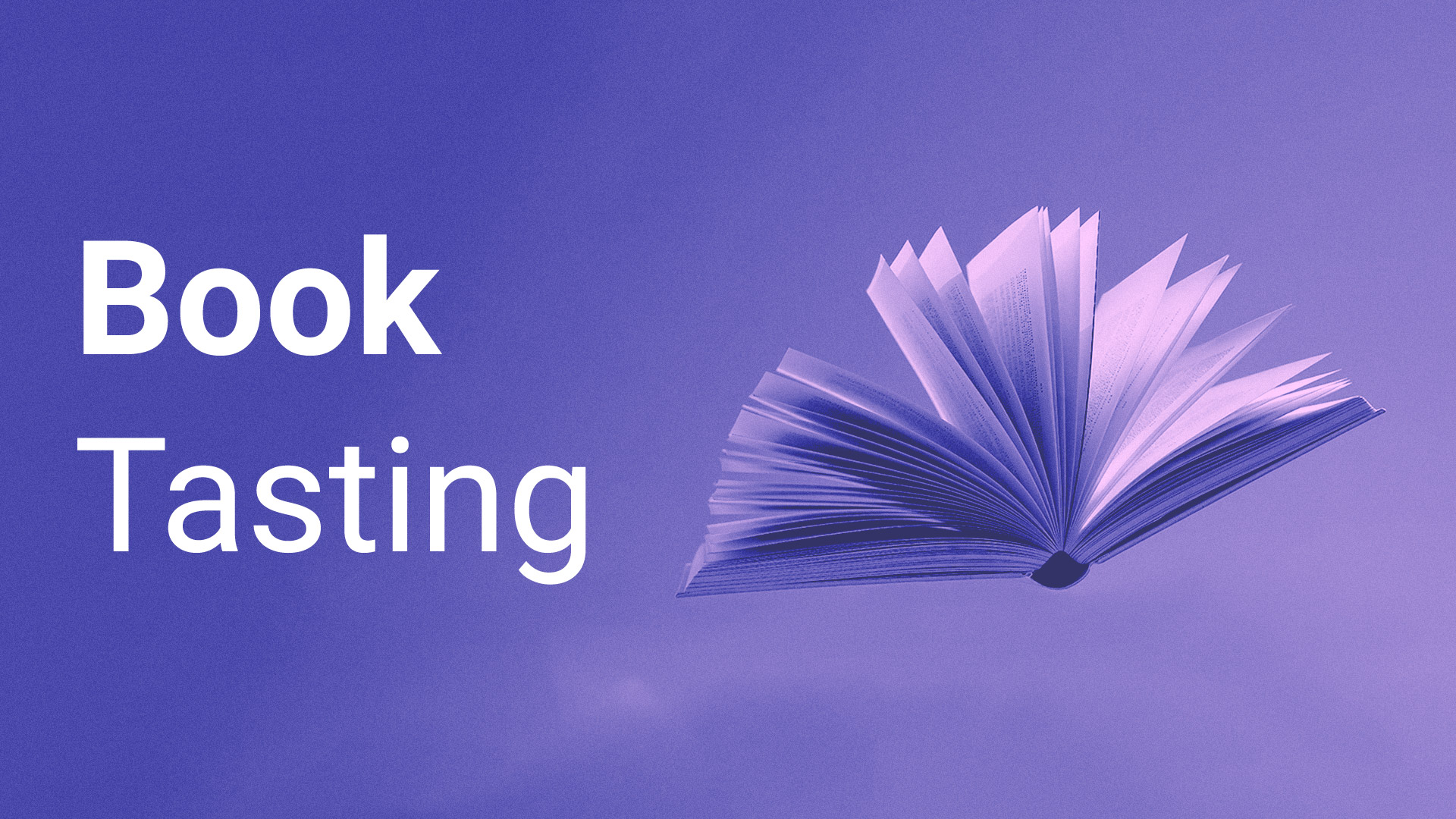 book tasting