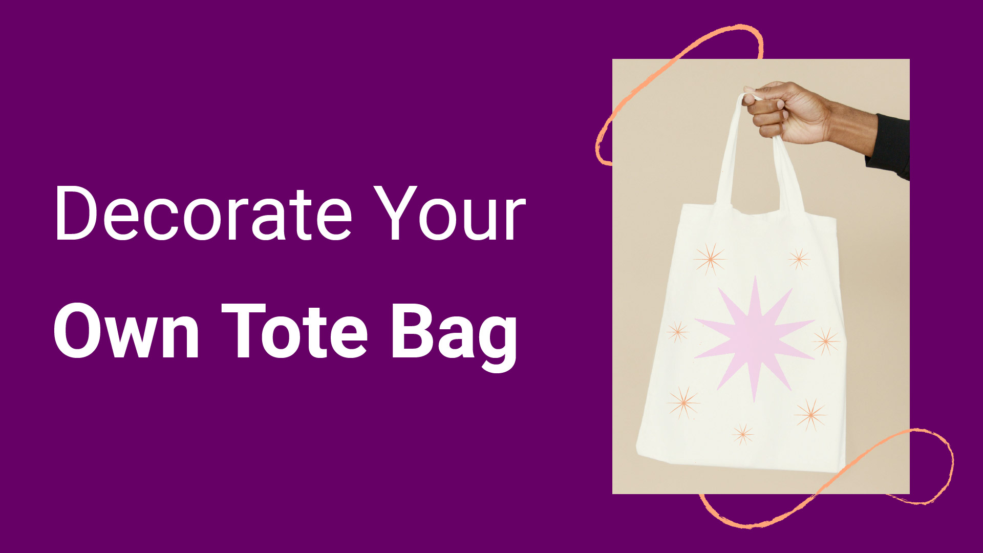 decorate your own tote bag