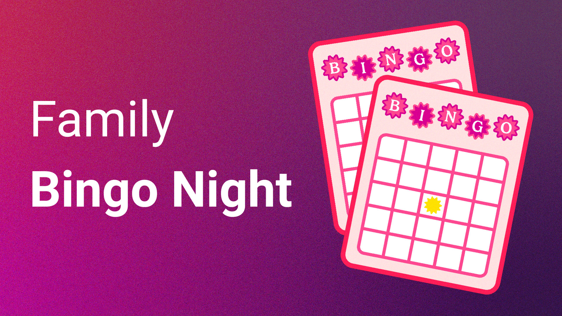family bingo night