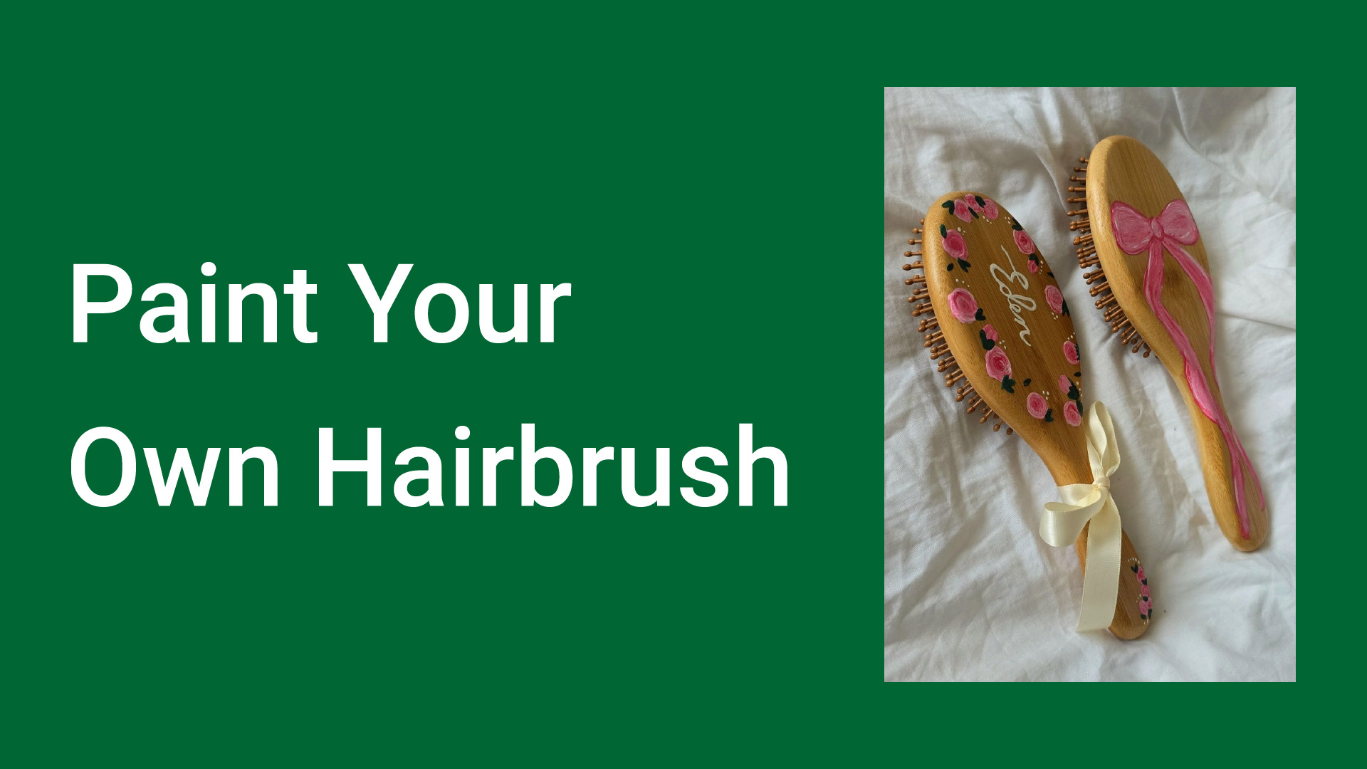 paint your own hairbrush