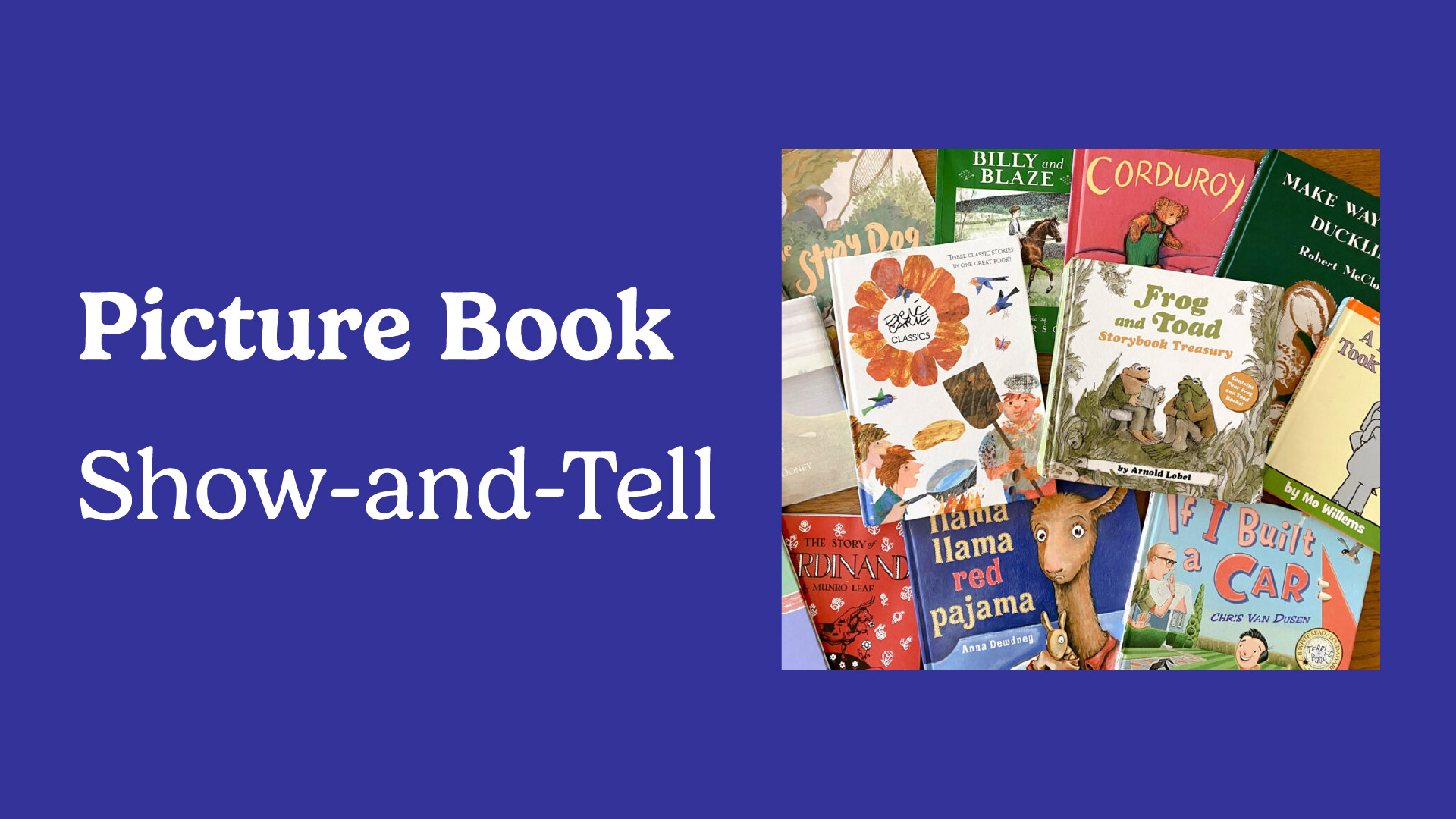 picture book show-and-tell