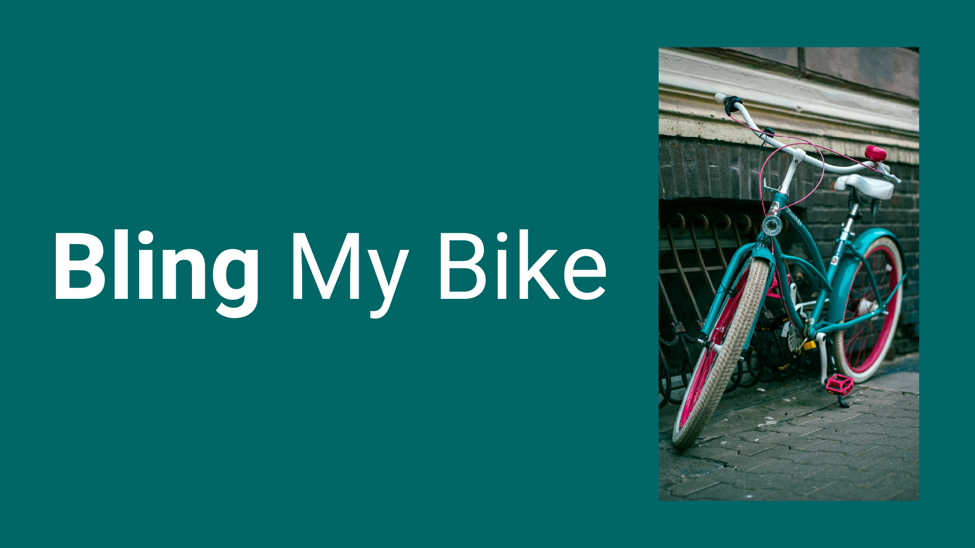 bling my bike