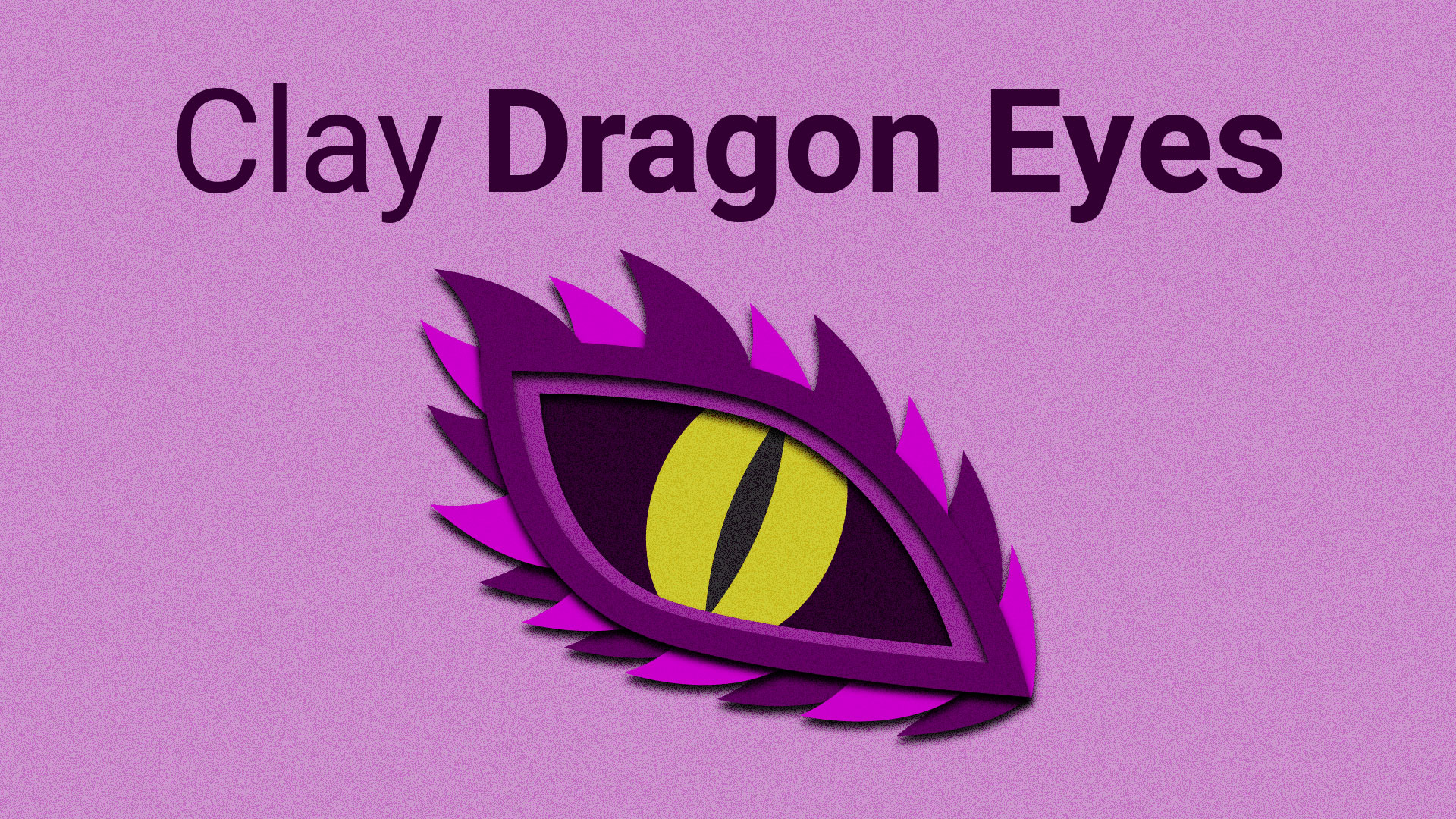 clay dragon eyes