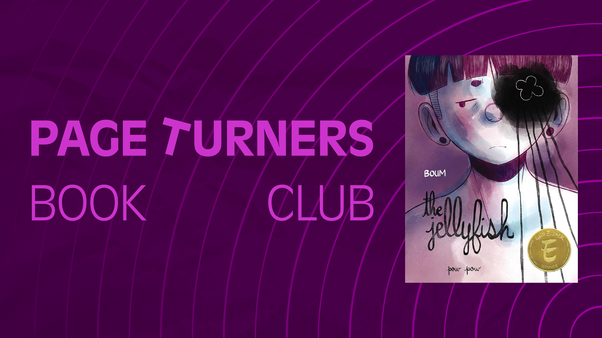 Page Turners Book Club. The Jellyfish by Boum