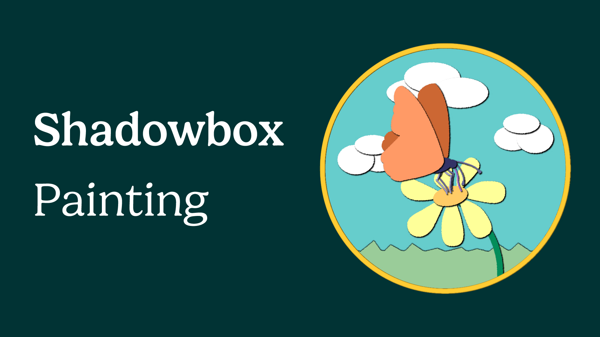 shadowbox painting