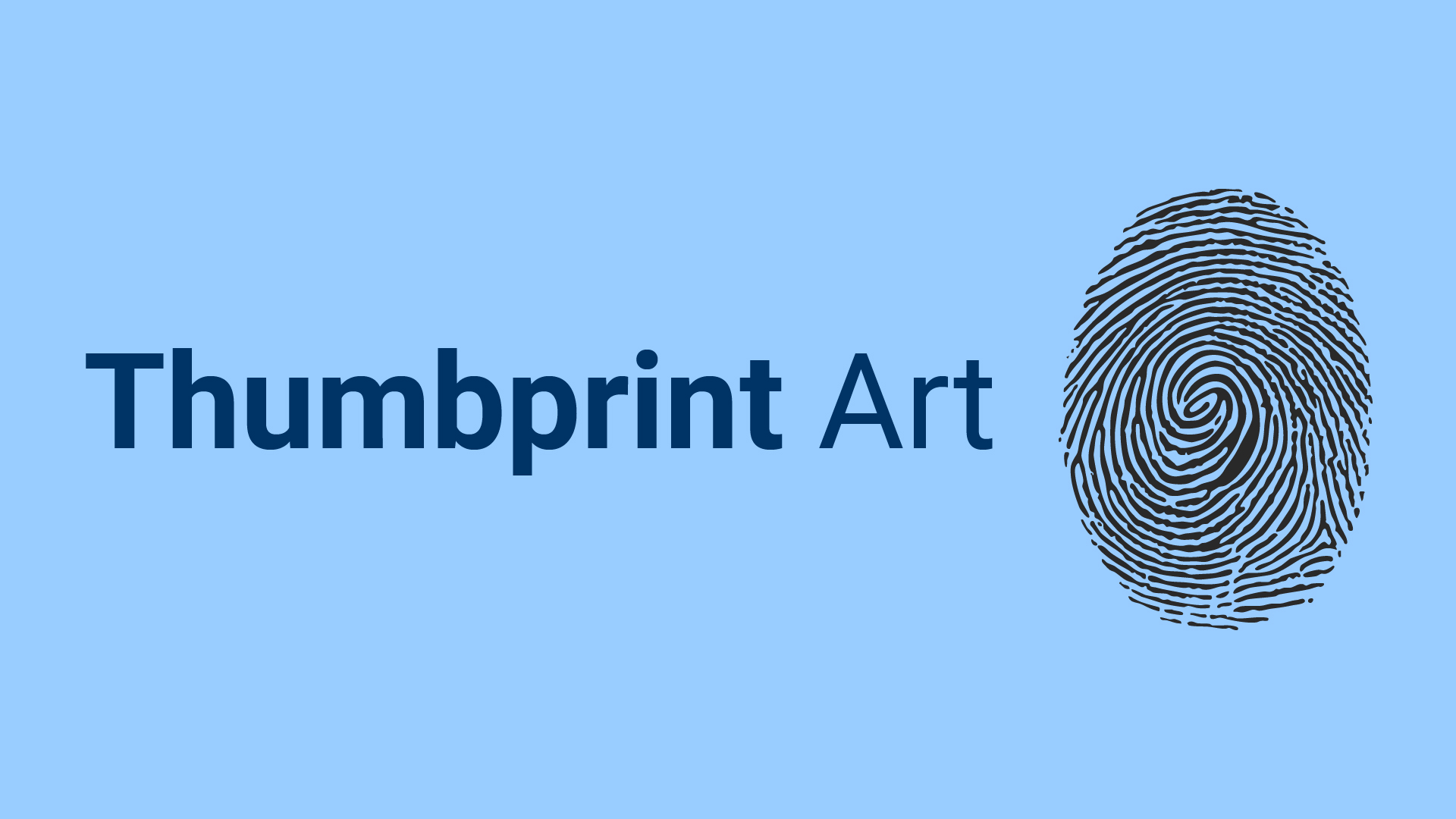 thumbprint art